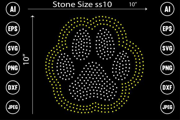 Bring Playful Charm to Projects with Dog Leg Rhinestone Design