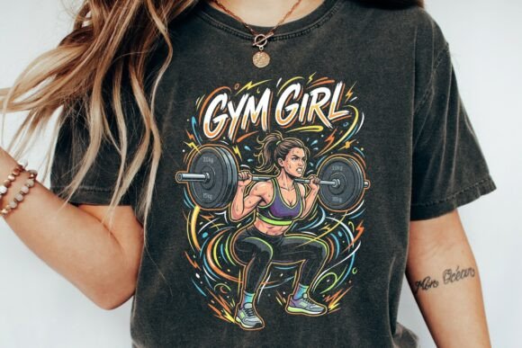 Channeling Determination: The Gym Girl Workout Fitness Design