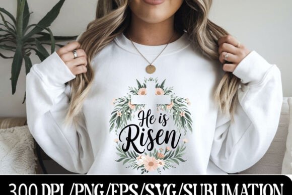 Elegant Easter Religious Design: Faith Meets Floral Beauty
