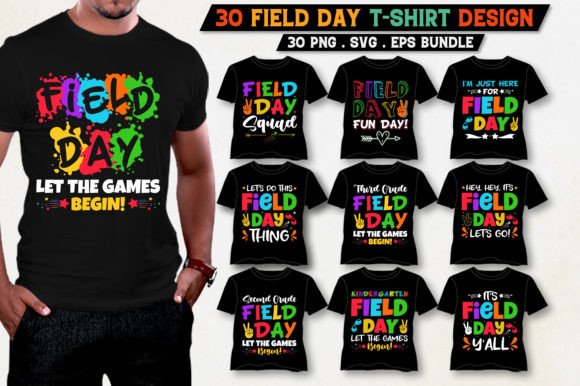 Field Day T-Shirt Design Bundle: Your Creative Toolkit