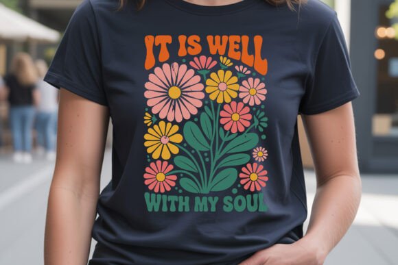It is Well with My Soul PNG Design: Faith-Based Graphics
