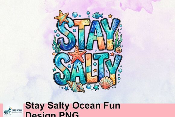 Stay Salty Ocean Fun: A Design PNG for Coastal Brands