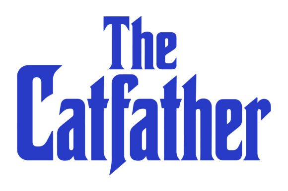 The Catfather Cat Dad Design: A Typeface with Cattitude